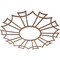 Ekena Millwork Augustus Wood Fretwork Pierced Ceiling Medallion, Walnut, 36"OD x 12 5/8"ID x 3/8"T CMWP36X36X0375AUWA - alternate 4